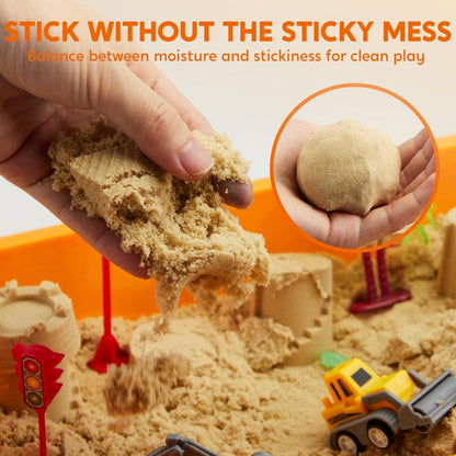 Construction Sensory Bin for Toddlers