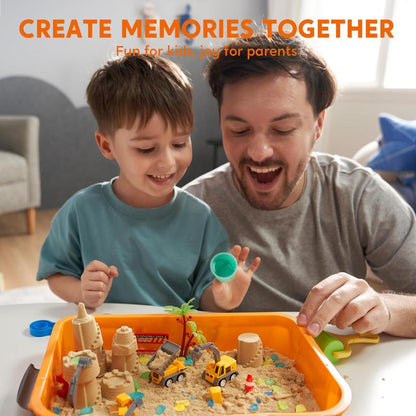 Construction Sensory Bin for Toddlers